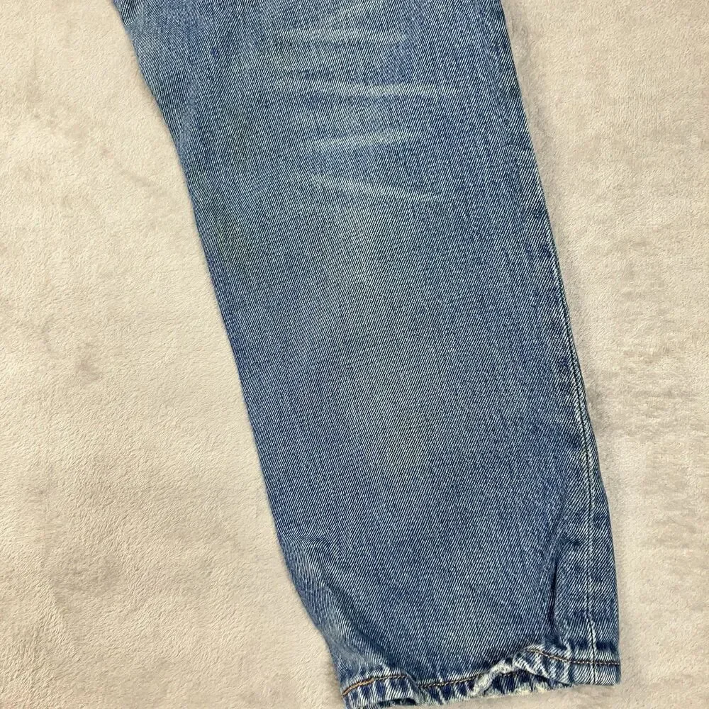 Levis 501 CT Mens Jeans 34x27** Blue Denim Tapered Workwear Utility Distressed
